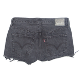 LEVI'S Cut Off Womens Denim Shorts Black M W30