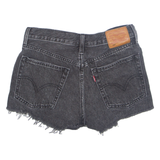 LEVI'S Cut O 501 Womens Denim Shorts Black XS W26