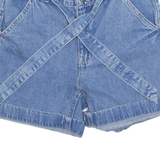 TOMMY HILFIGER Turn Up Womens Denim Shorts Blue XXS W27