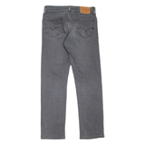 LEVI'S 502 Jeans Mens Grey Regular Tapered W30 L32