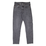 LEVI'S 501S Jeans Womens Grey Skinny Straight W26 L26