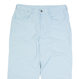 THE NORTH FACE 3/4 Outdoor Womens Trousers Blue Regular Straight Nylon W32 L23