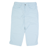 THE NORTH FACE 3/4 Outdoor Womens Trousers Blue Regular Straight Nylon W32 L23