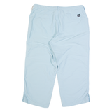 THE NORTH FACE 3/4 Outdoor Womens Trousers Blue Regular Straight Nylon W32 L23