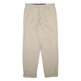 FERRE Mens Trousers Beige Relaxed Tapered W34 L32