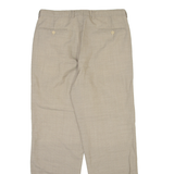FERRE Mens Trousers Beige Relaxed Tapered W34 L32