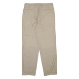 FERRE Mens Trousers Beige Relaxed Tapered W34 L32