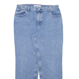 TOMMY HILFIGER Womens Jeans Blue Relaxed Straight W34 L30