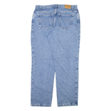 TOMMY HILFIGER Womens Jeans Blue Relaxed Straight W34 L30