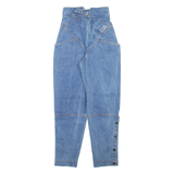 Womens Jeans Blue Relaxed Tapered W22 L27