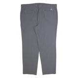 ADIDAS Mens Trousers Grey Regular Straight W40 L30