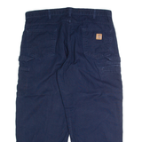 CARHARTT Mens Trousers Blue Regular Straight W40 L26