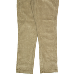 DICKIES Mens Corduroy Trousers Beige Slim Tapered W32 L32