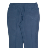 ADIDAS Womens Trousers Blue Slim Tapered W32 L25