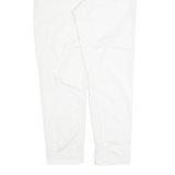 LAURA ASHLEY Chino Womens Trousers White Slim Tapered W32 L30
