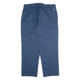 DICKIES Workwear Mens Trousers Blue Regular Straight W40 L30