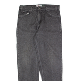 LEVI'S Signature Mens Trousers Grey Regular Straight 90s W36 L32