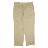 DICKIES Workwear Mens Trousers Beige Regular Straight W42 L32