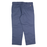 DICKIES 874 Workwear Mens Trousers Blue Relaxed Straight W40 L28