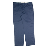 DICKIES 874 Workwear Mens Trousers Blue Regular Straight W40 L32