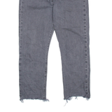 LEVI'S 501 Jeans Mens Grey Regular Straight W30 L25