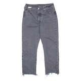 LEVI'S 501 Jeans Mens Grey Regular Straight W30 L25