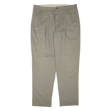 Mens Trousers Brown Regular Straight W38 L33