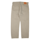 LEVI'S Mens Trousers Brown Regular Straight W36 L30