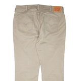 LEVI'S Mens Trousers Beige Regular Tapered W40 L32