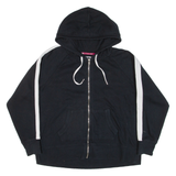 TOMMY HILFIGER Womens Black Hoodie Full Zip XL