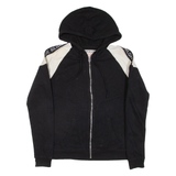 TRUE RELIGION Womens Black Hoodie Full Zip M