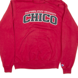 CHAMPION California State University Chico Mens Red Hoodie USA M
