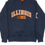 BLUE 84 Illinois BIG Mens Blue Hoodie USA M