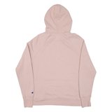 CHAMPION Womens Pink Hoodie L