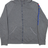 CHAMPION Womens Grey Hoodie Full Zip L
