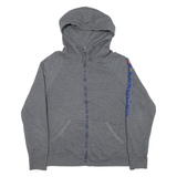 CHAMPION Womens Grey Hoodie Full Zip L