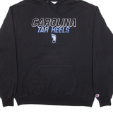 CHAMPION Carolina Tar Heels Mens Black Hoodie USA L