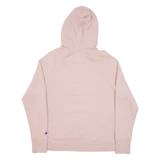 CHAMPION Womens Pink Hoodie L