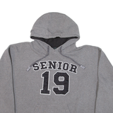 Mens Grey Hoodie USA L