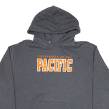 CHAMPION University Of The Pacific Mens Grey Hoodie USA L