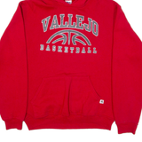 RUSSELL ATHLETIC Vallejo Basketball Mens Red Hoodie USA M