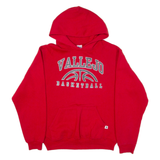 RUSSELL ATHLETIC Vallejo Basketball Mens Red Hoodie USA M