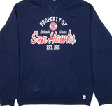 RUSSELL ATHLETIC Redondo Baseball Seahawks Mens Blue Hoodie USA M