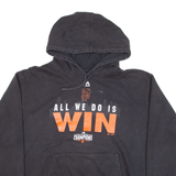 MAJESTIC Mens Black Hoodie USA L