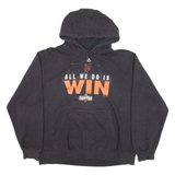 MAJESTIC Mens Black Hoodie USA L