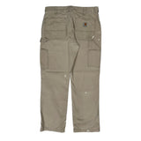 Carhartt Carpenter Trousers - 32W 29L Beige Cotton