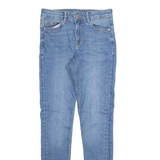 H&M DIVIDED Womens Jeans Blue Slim Skinny Stone Wash W26 L30