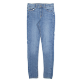 H&M DIVIDED Womens Jeans Blue Slim Skinny Stone Wash W26 L30