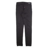 LEVI'S Womens Jeans Black Slim Tapered W30 L32