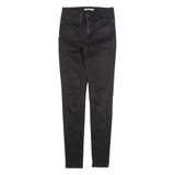 LEVI'S Womens Jeans Black Slim Skinny W26 L32